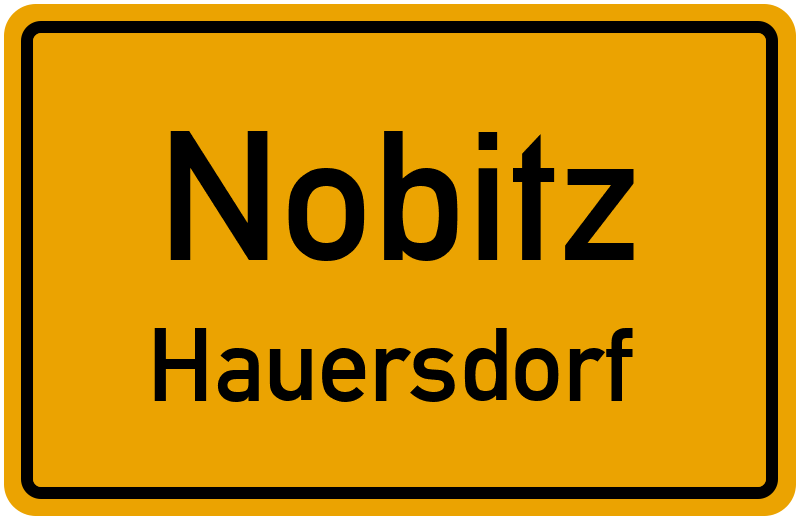 Ortsschild Nobitz