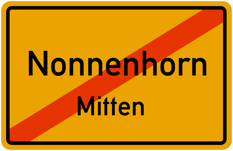 Ortsschild Nonnenhorn