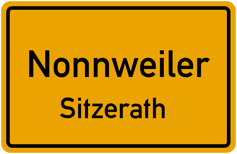 Ortsschild Nonnweiler