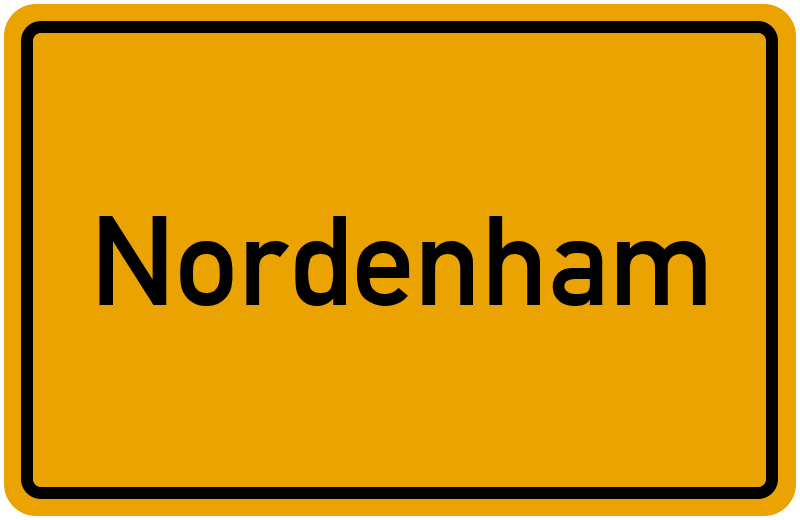 Ortsschild Nordenham