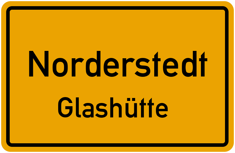 Ortsschild Norderstedt