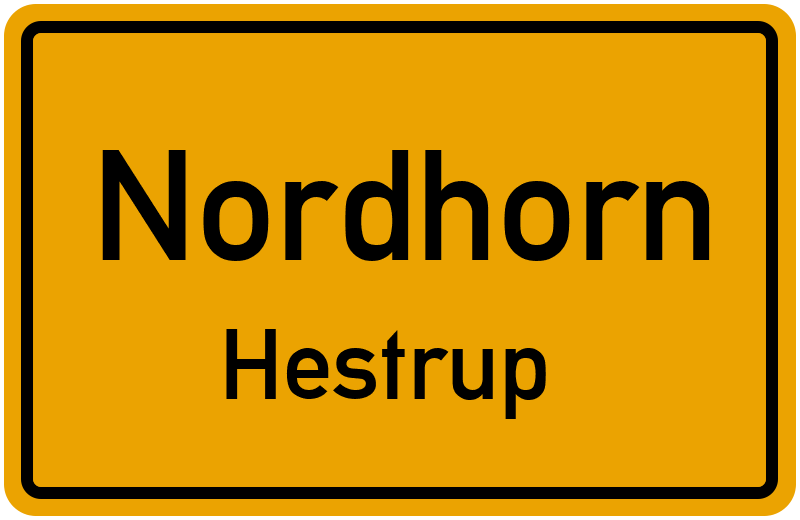 Ortsschild Nordhorn