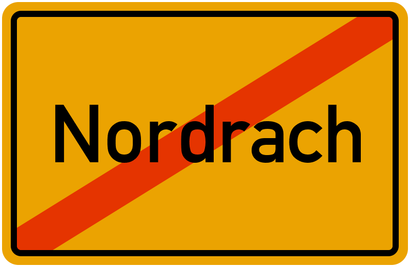 Ortsschild Nordrach