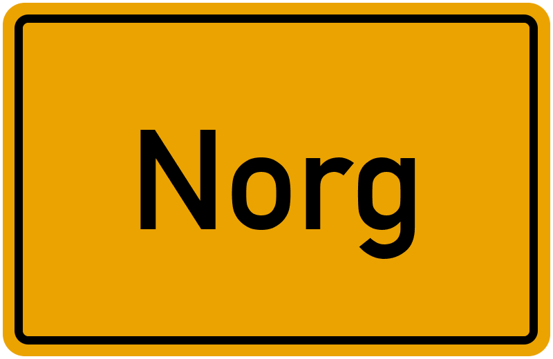 Ortsschild Norg
