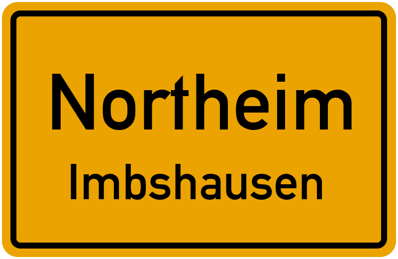 Ortsschild Northeim