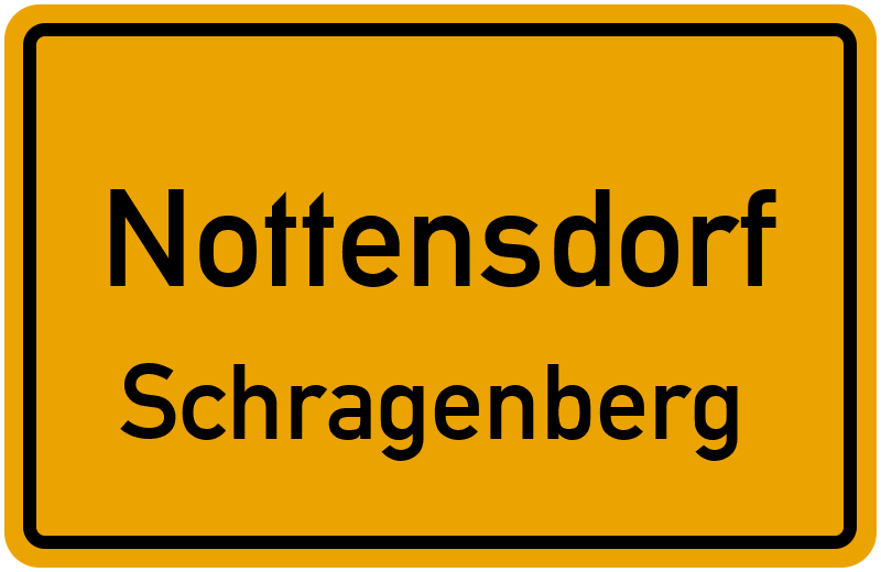 Ortsschild Nottensdorf