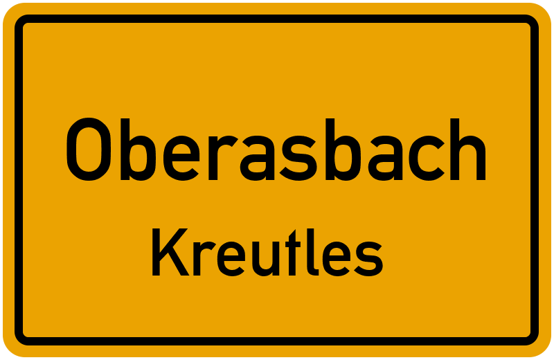 Ortsschild Oberasbach