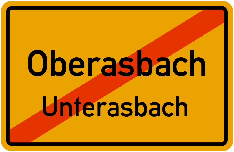Ortsschild Oberasbach