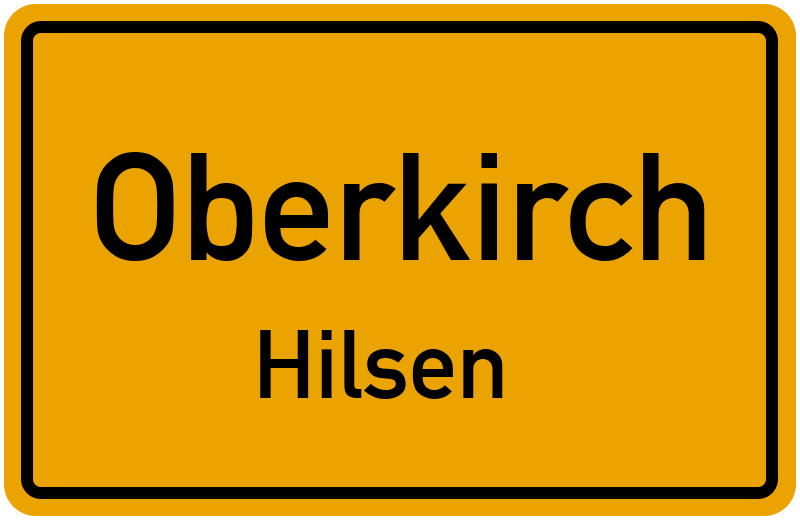 Ortsschild Oberkirch