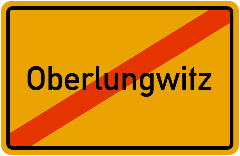 Ortsschild Oberlungwitz