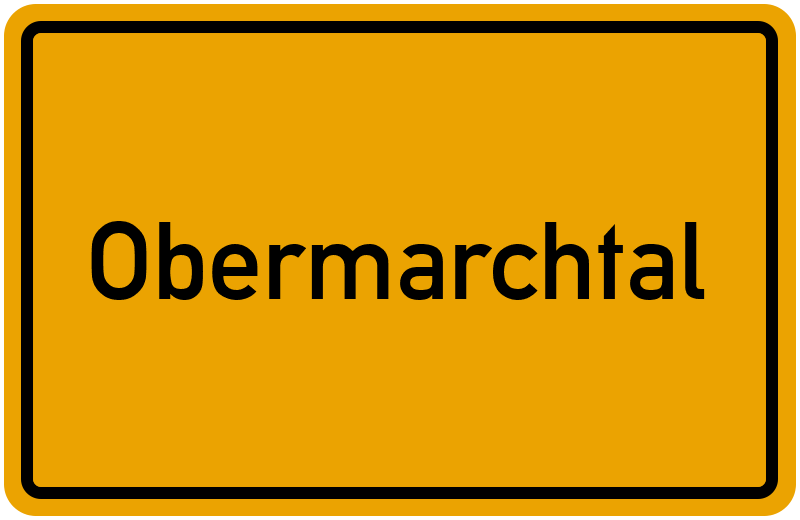 Ortsschild Obermarchtal