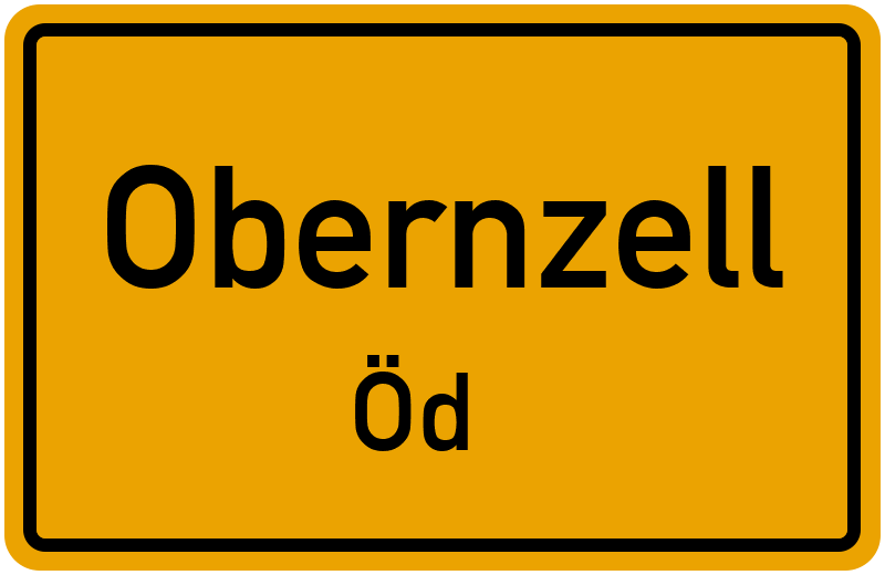 Ortsschild Obernzell