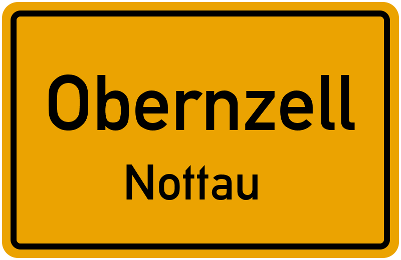 Ortsschild Obernzell