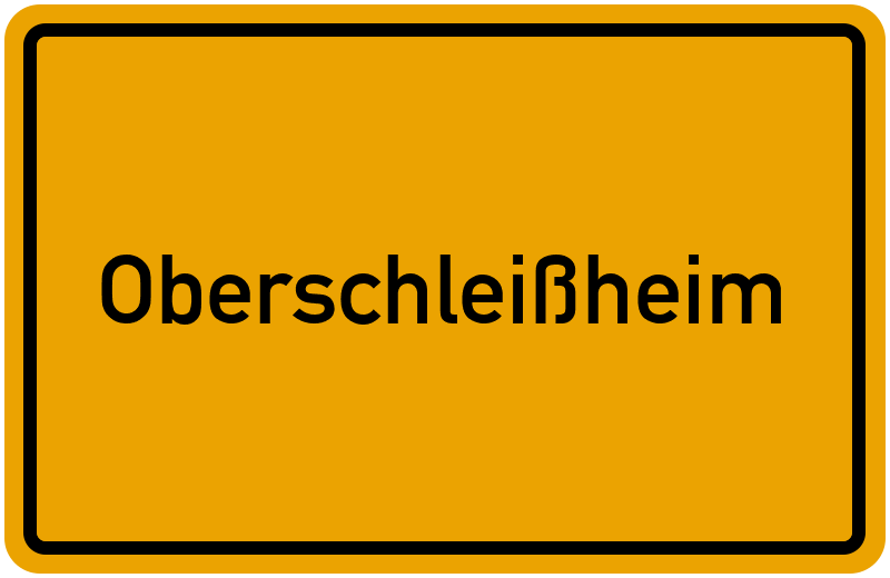 Ortsschild Oberschleißheim