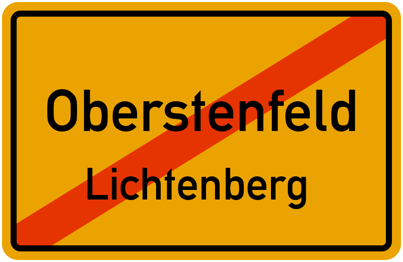Ortsschild Oberstenfeld