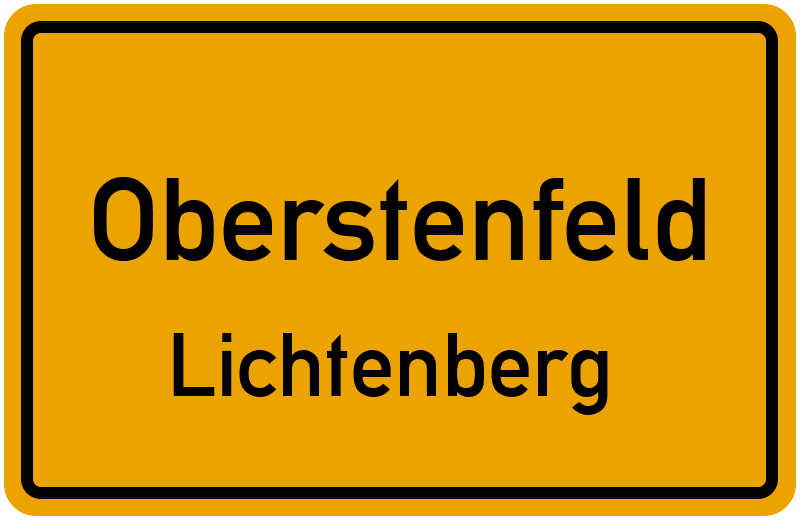 Ortsschild Oberstenfeld