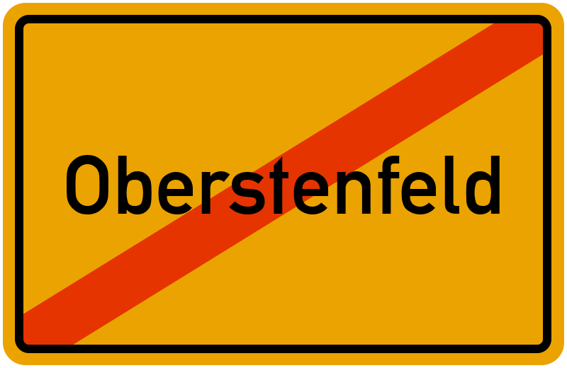 Ortsschild Oberstenfeld