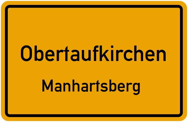 Ortsschild Obertaufkirchen
