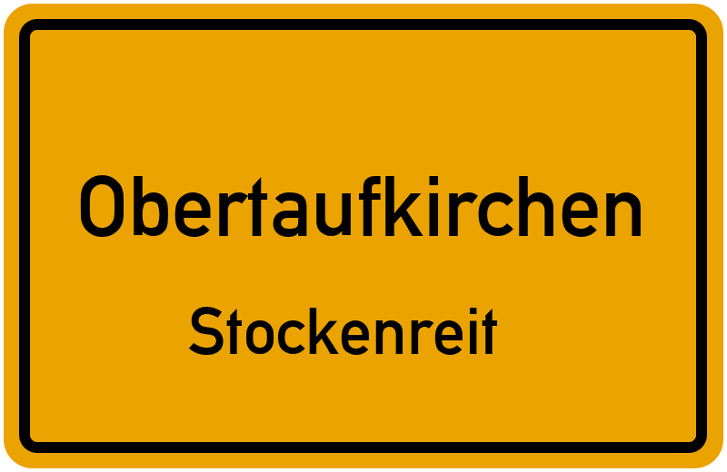 Ortsschild Obertaufkirchen