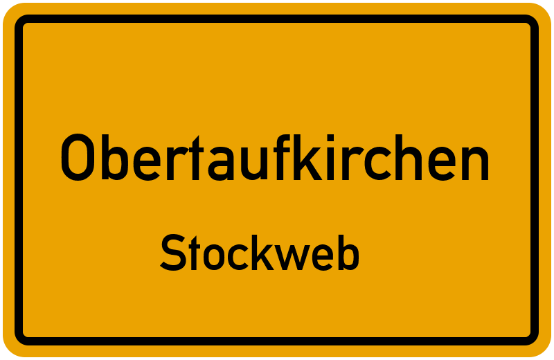 Ortsschild Obertaufkirchen