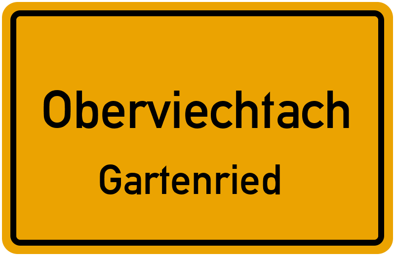 Ortsschild Oberviechtach