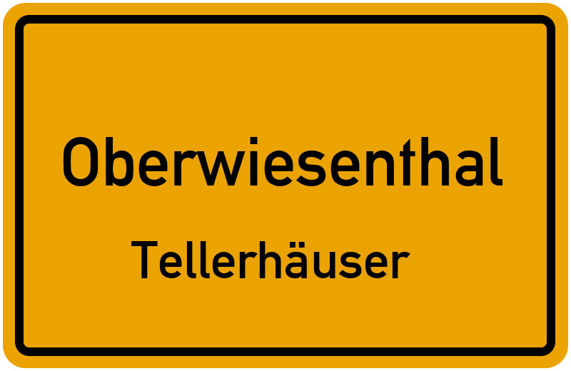 Ortsschild Oberwiesenthal