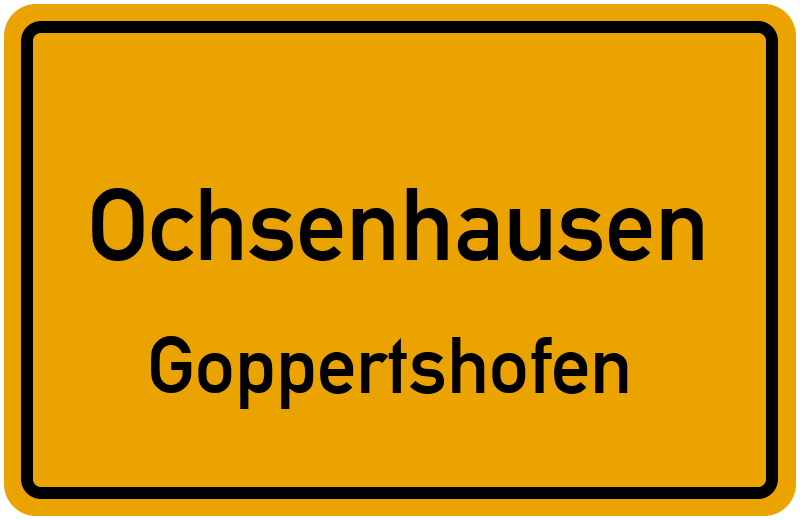Ortsschild Ochsenhausen