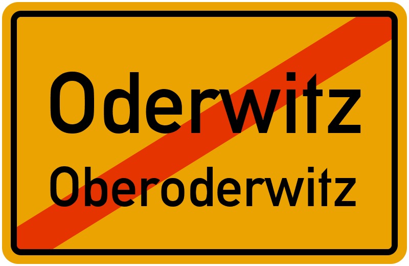 Ortsschild Oderwitz