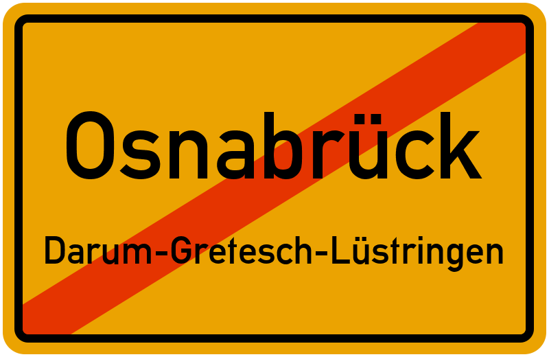 Ortsschild Osnabrück