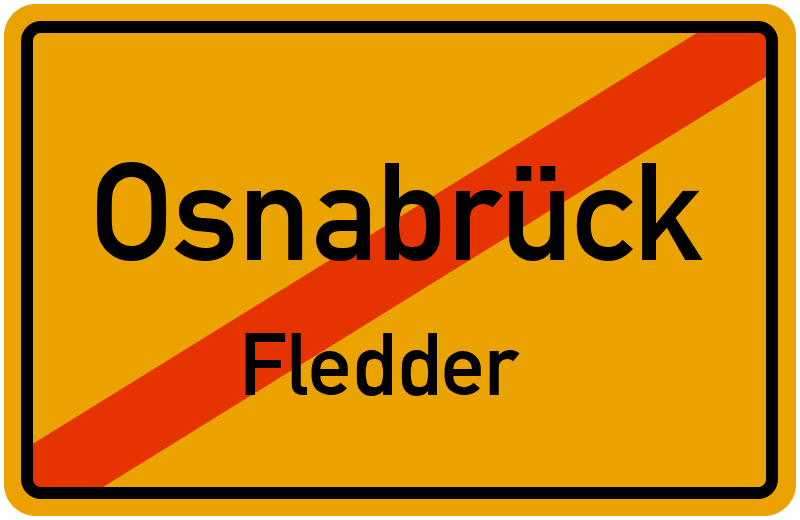 Ortsschild Osnabrück