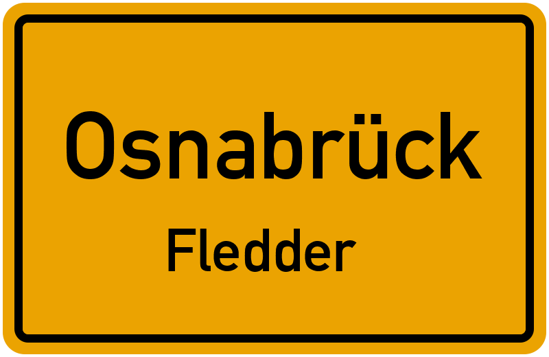 Ortsschild Osnabrück