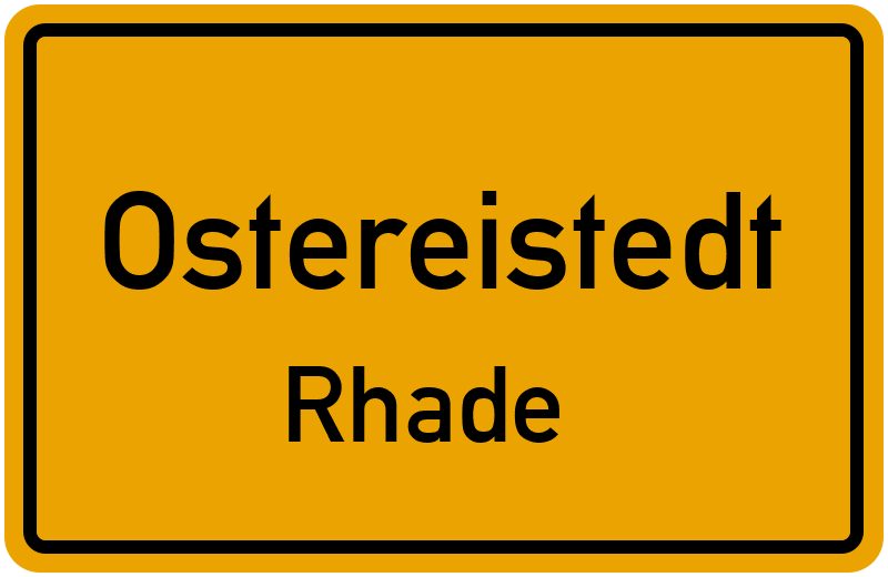 Ortsschild Ostereistedt