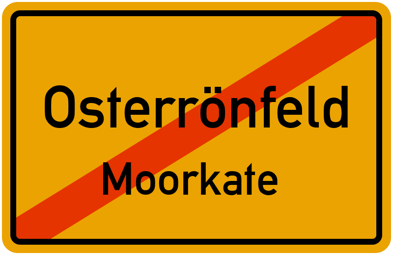 Ortsschild Osterrönfeld