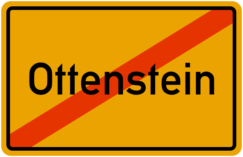 Ortsschild Ottenstein