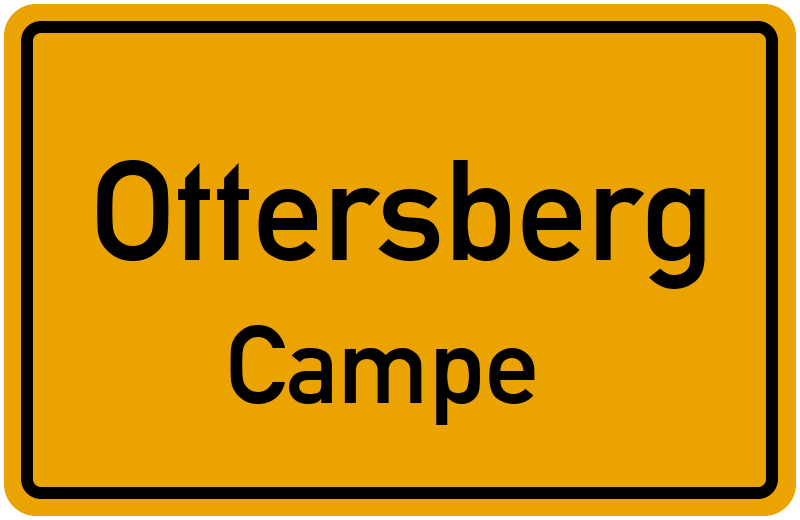 Ortsschild Ottersberg
