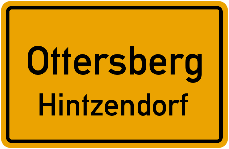 Ortsschild Ottersberg