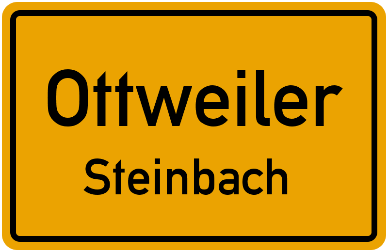 Ottweiler Steinbach Straßenverzeichnis: Straßen in Steinbach