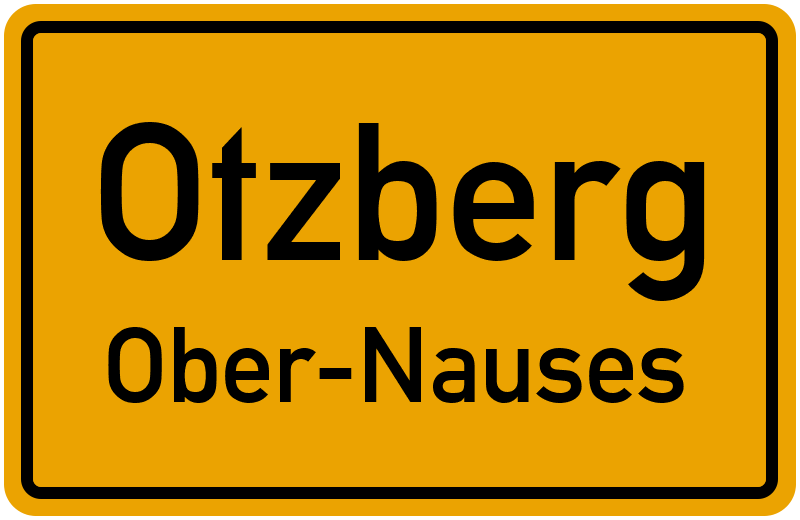 Ortsschild Otzberg