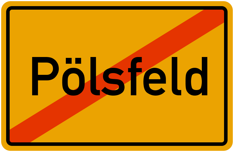 Ortsschild Pölsfeld