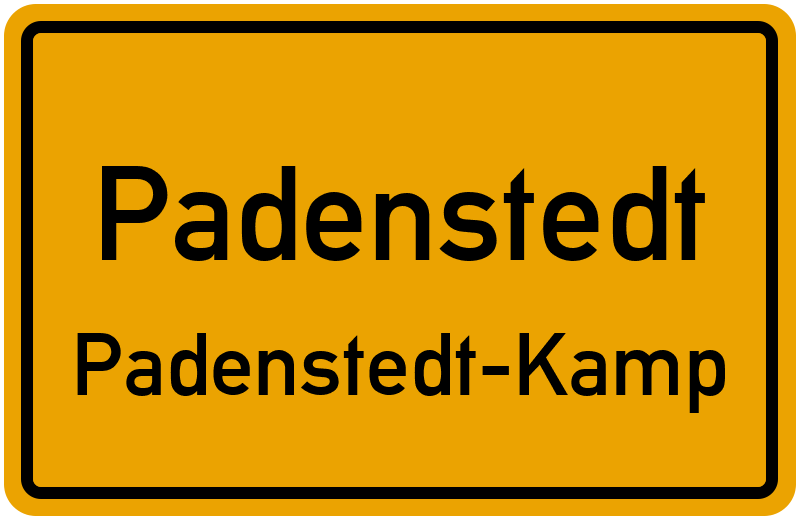 Ortsschild Padenstedt