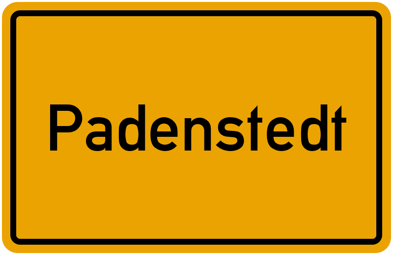 Ortsschild Padenstedt