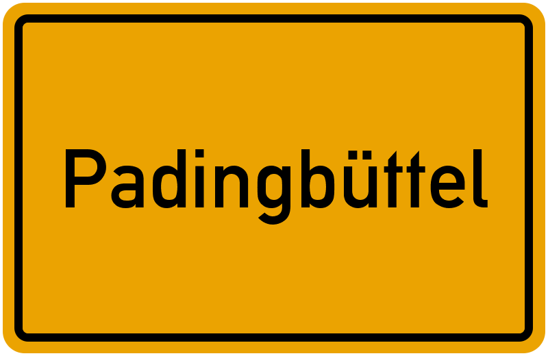 Ortsschild Padingbüttel