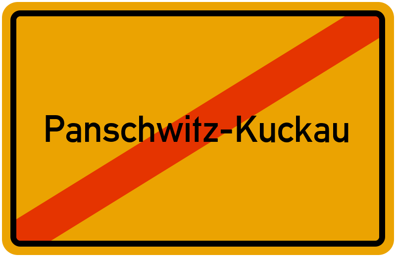 Ortsschild Panschwitz-Kuckau