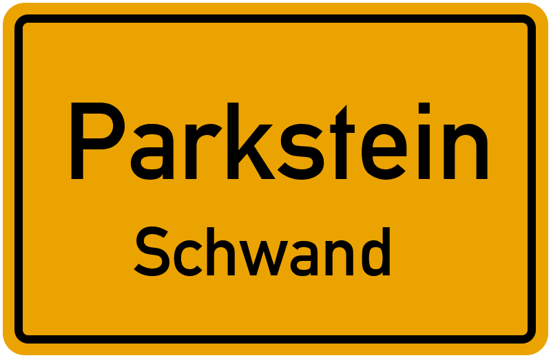 Ortsschild Parkstein