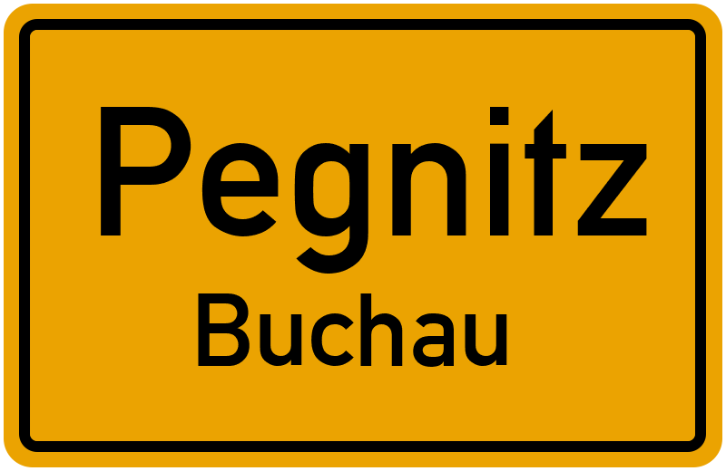 Ortsschild Pegnitz
