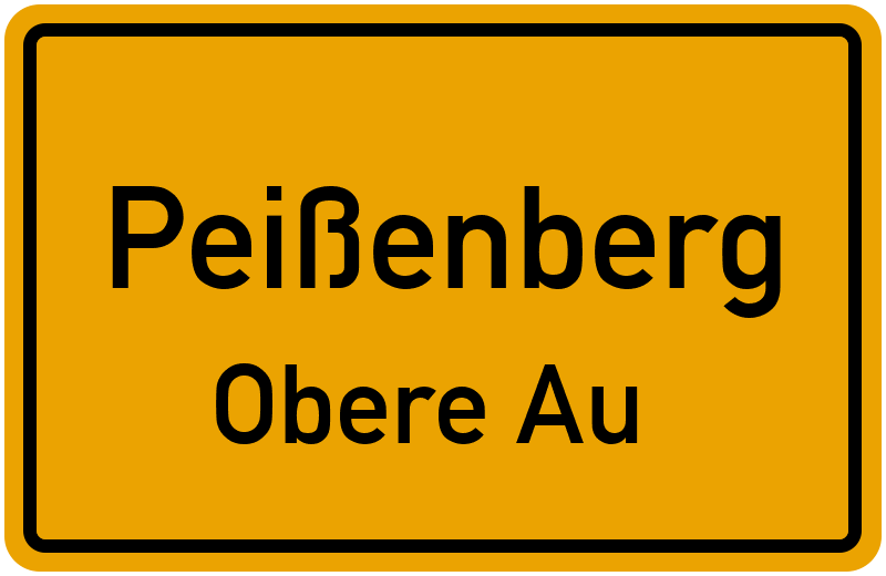 Ortsschild Peißenberg
