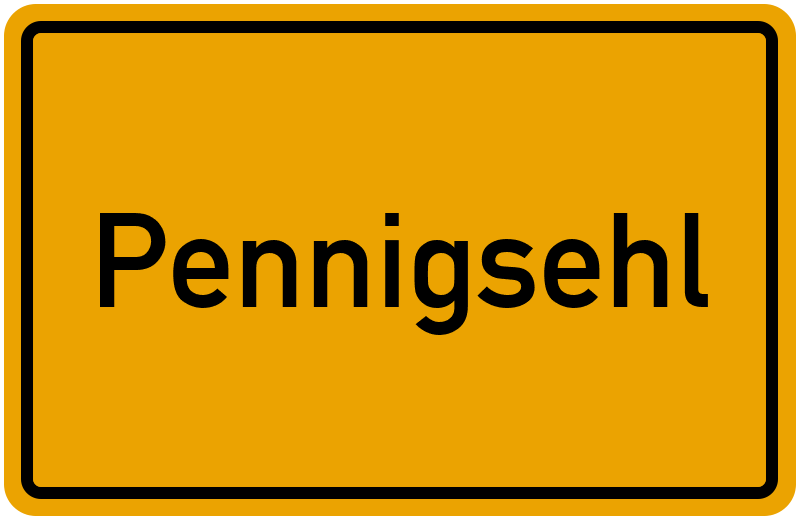 Ortsschild Pennigsehl