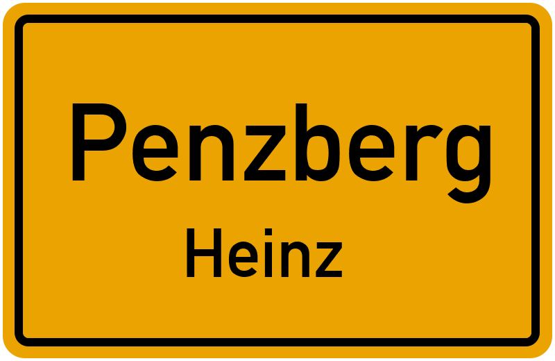 Ortsschild Penzberg