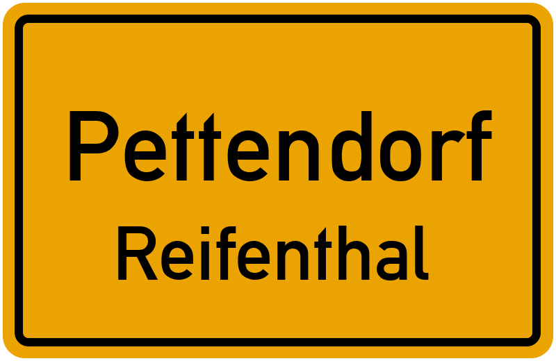 Ortsschild Pettendorf