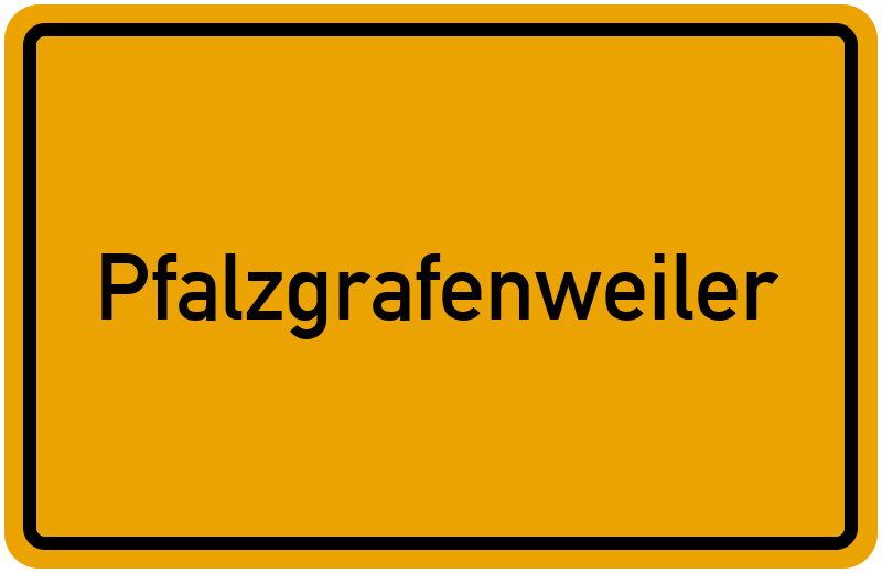 Ortsschild Pfalzgrafenweiler